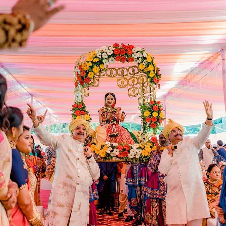 best bride palki on rent rajkot